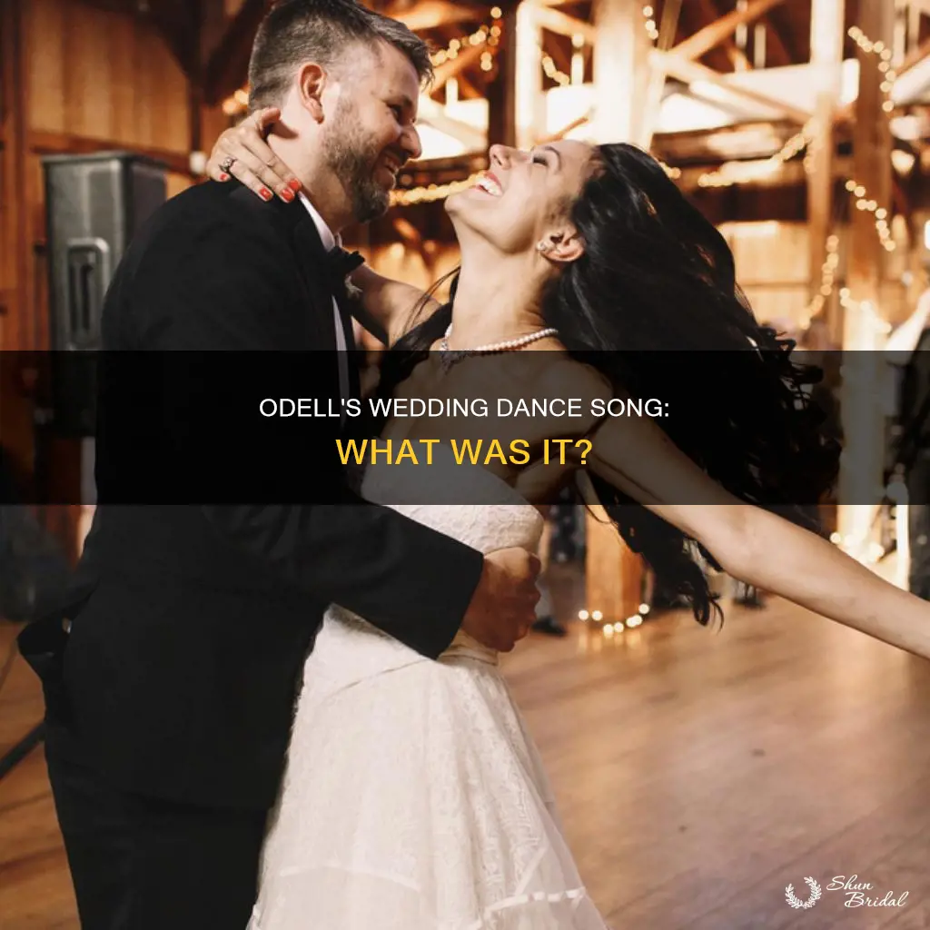 what song did odell dance to at wedding