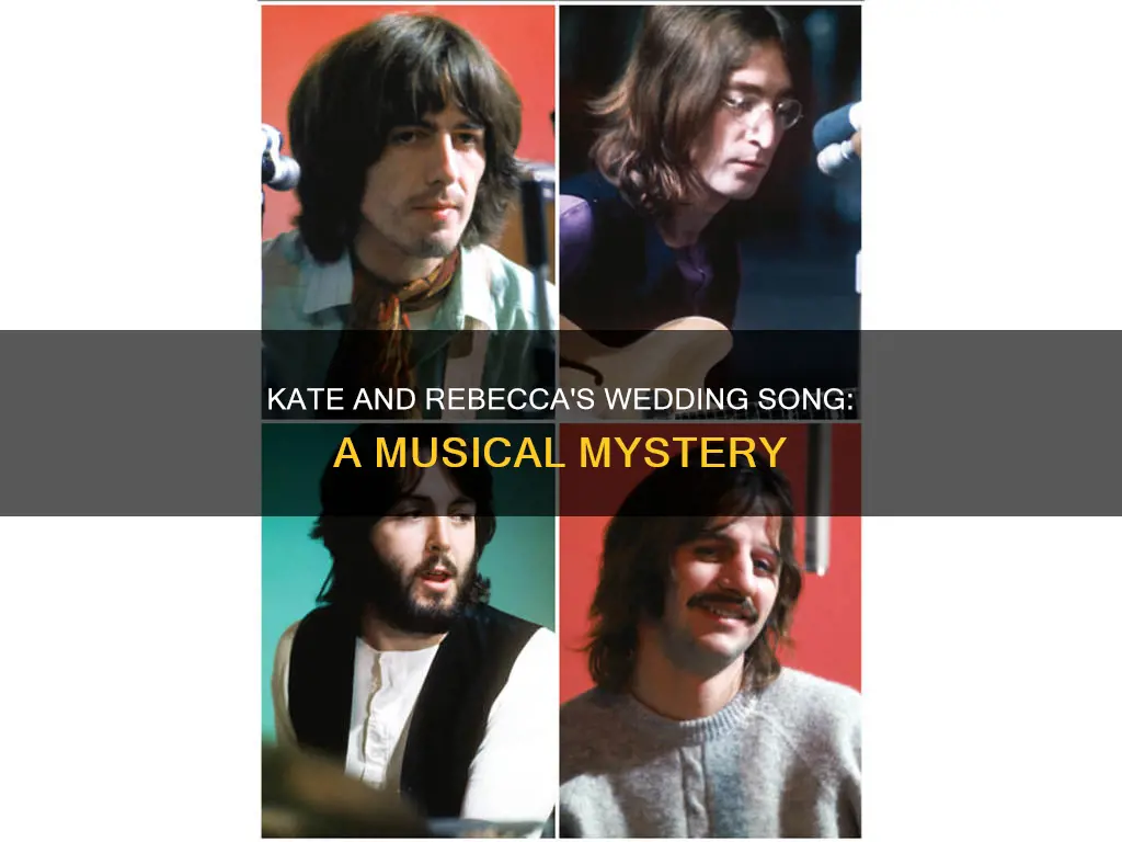 what song did rebecca sing at kate