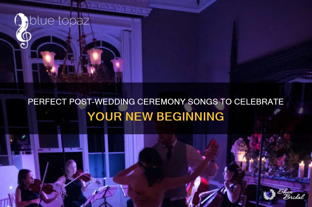 what song do you play after a wedding ceremony