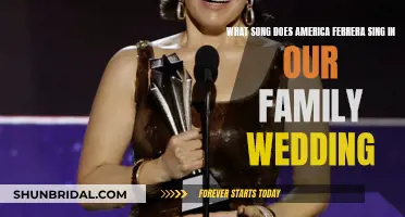 America Ferrera's Singing Surprise in Our Family Wedding