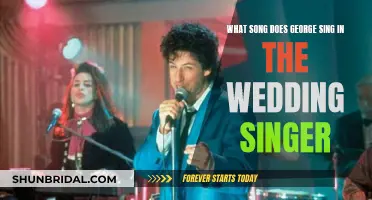 George's Wedding Singer Performance: Song Choices