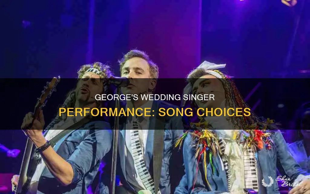 what song does george sing in the wedding singer
