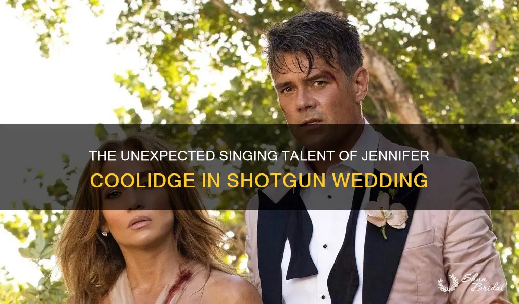 what song does jennifer coolidge sing in shotgun wedding