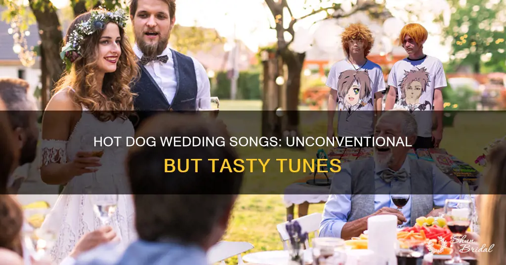 what song talks about serving hot dogs at wedding