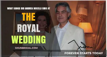 Andrea Bocelli's Royal Wedding Performance: Songs and Highlights