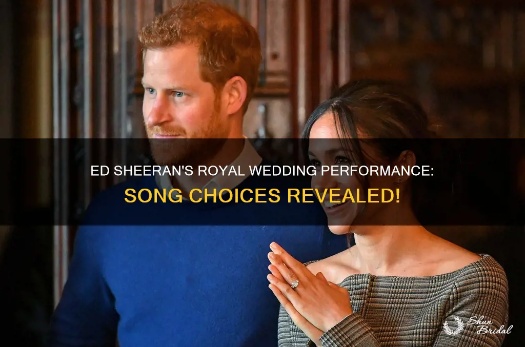 what songs did ed sheeran sing at prince harry