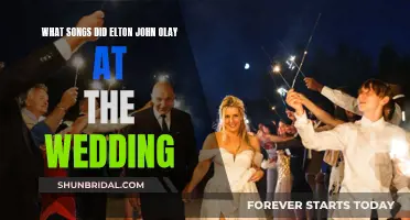 Elton John's Wedding Song Choices Revealed