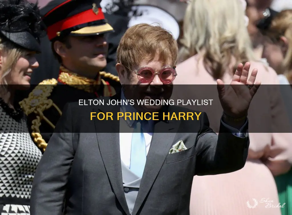 what songs did elton john play at prince harry