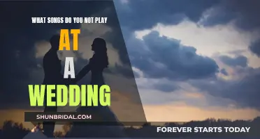 Songs to Avoid Playing at Your Wedding