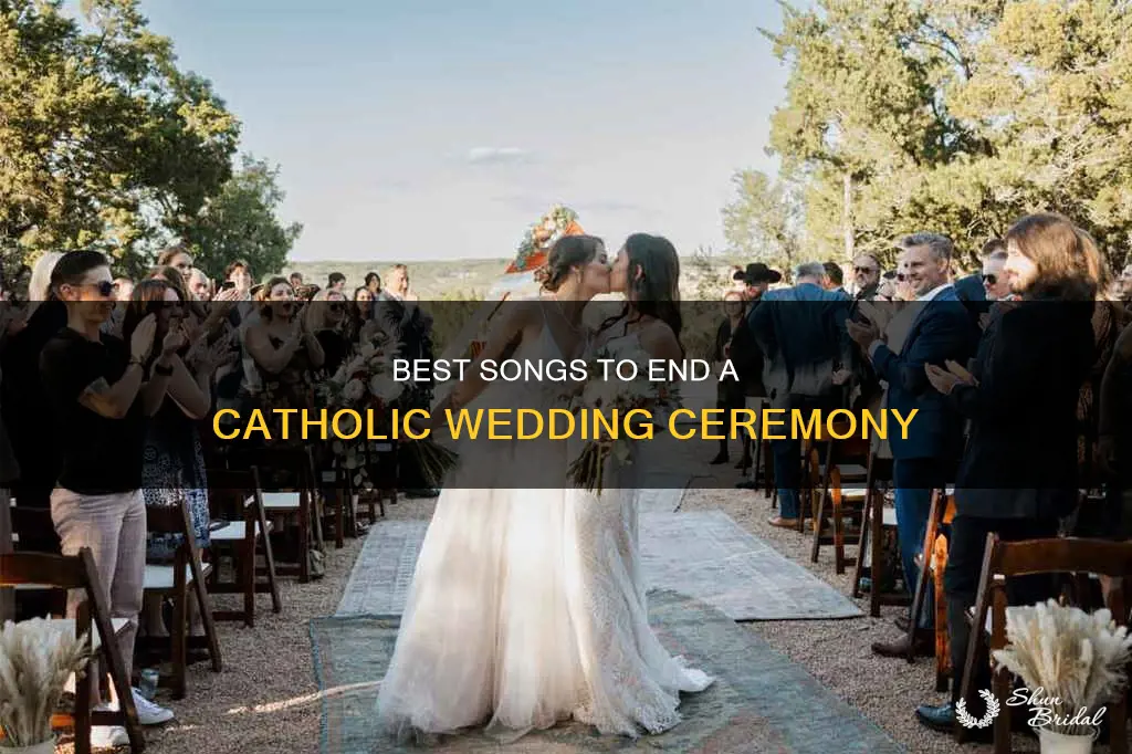 what songs to leave a church wedding catholic