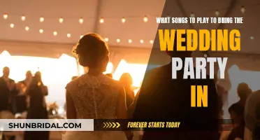 Wedding Entrance Songs to Get the Party Started