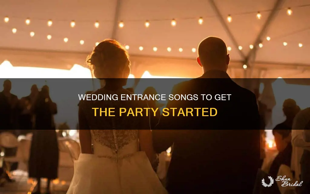 what songs to play to bring the wedding party in