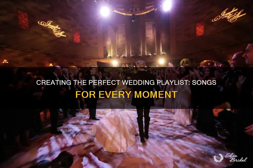 what songs to put on a wedding playlist
