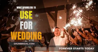 Sparkling Wedding Exit: Choosing the Right Sparklers