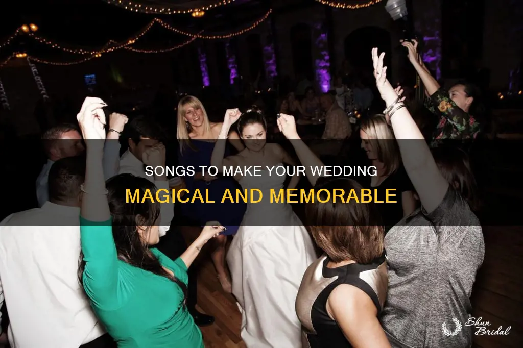 what special songs are in a wedding