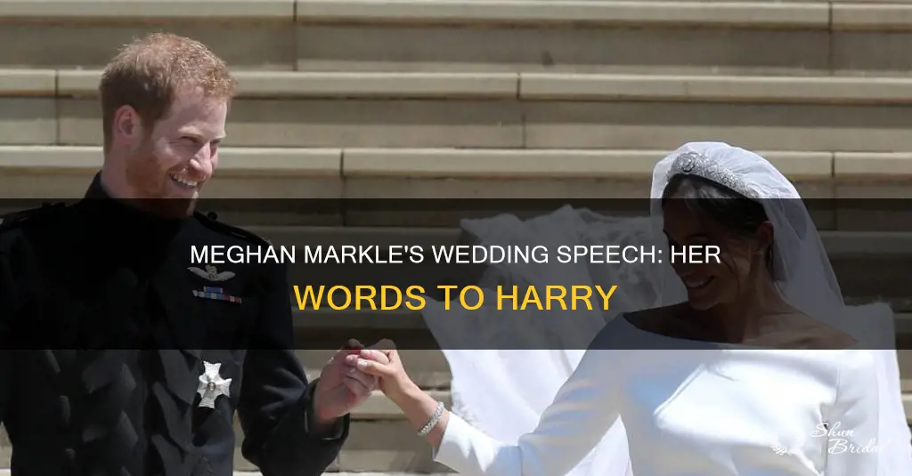 what speech did meghan markle give at wedding reception