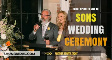 Heartfelt Wedding Speech: Guiding Your Son into a Lifetime of Love