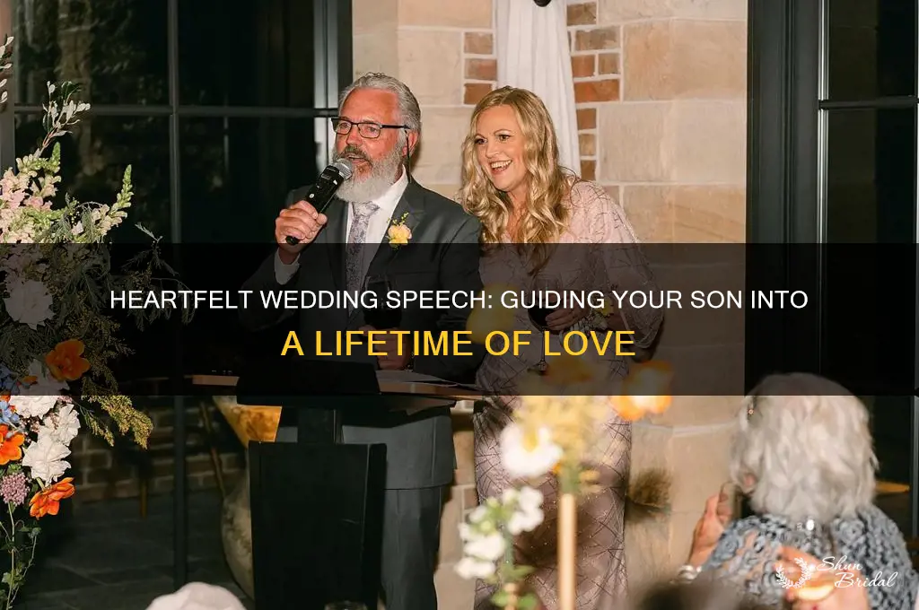what speeh to give to sons wedding ceremony