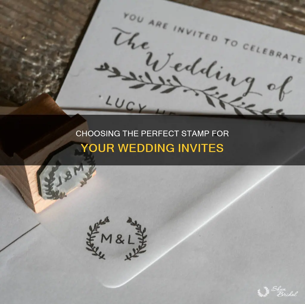 what stamp to use for wedding invitations