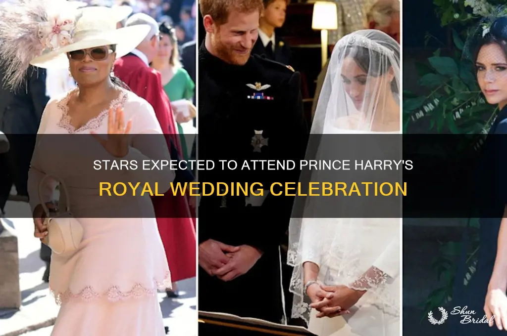 what stars r going to harrys wedding