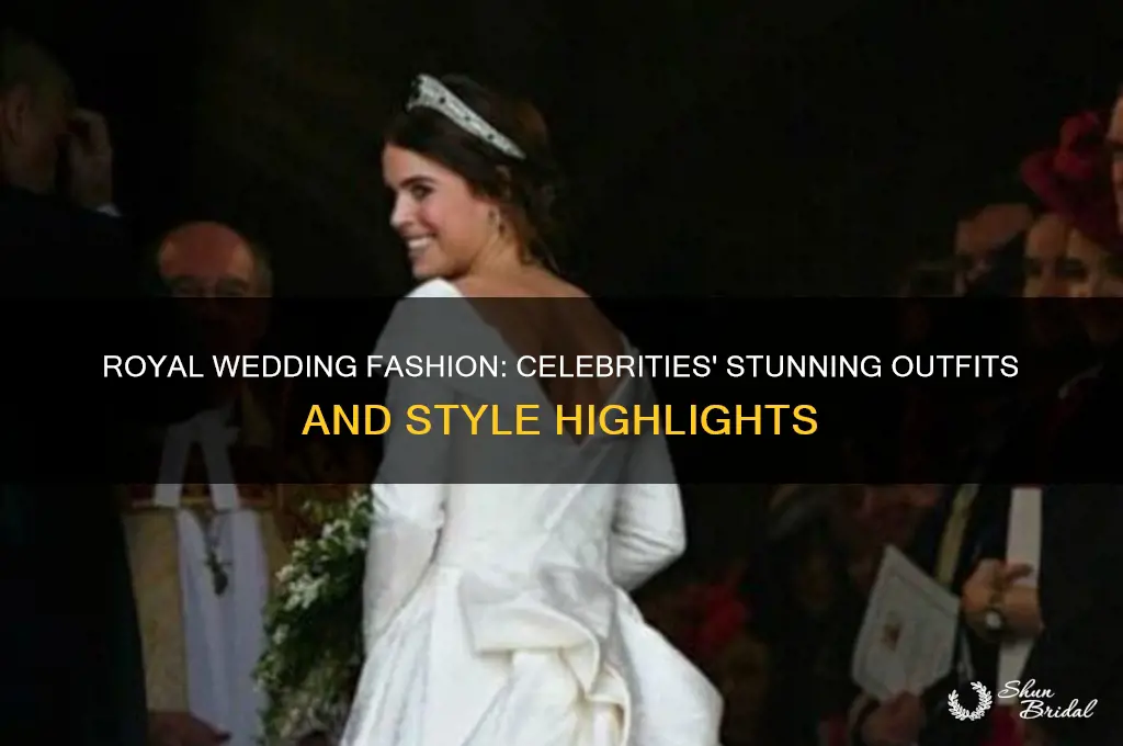 what stars wore to the royal wedding