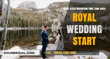 Royal Wedding Start Time in Mountain Time Zone States