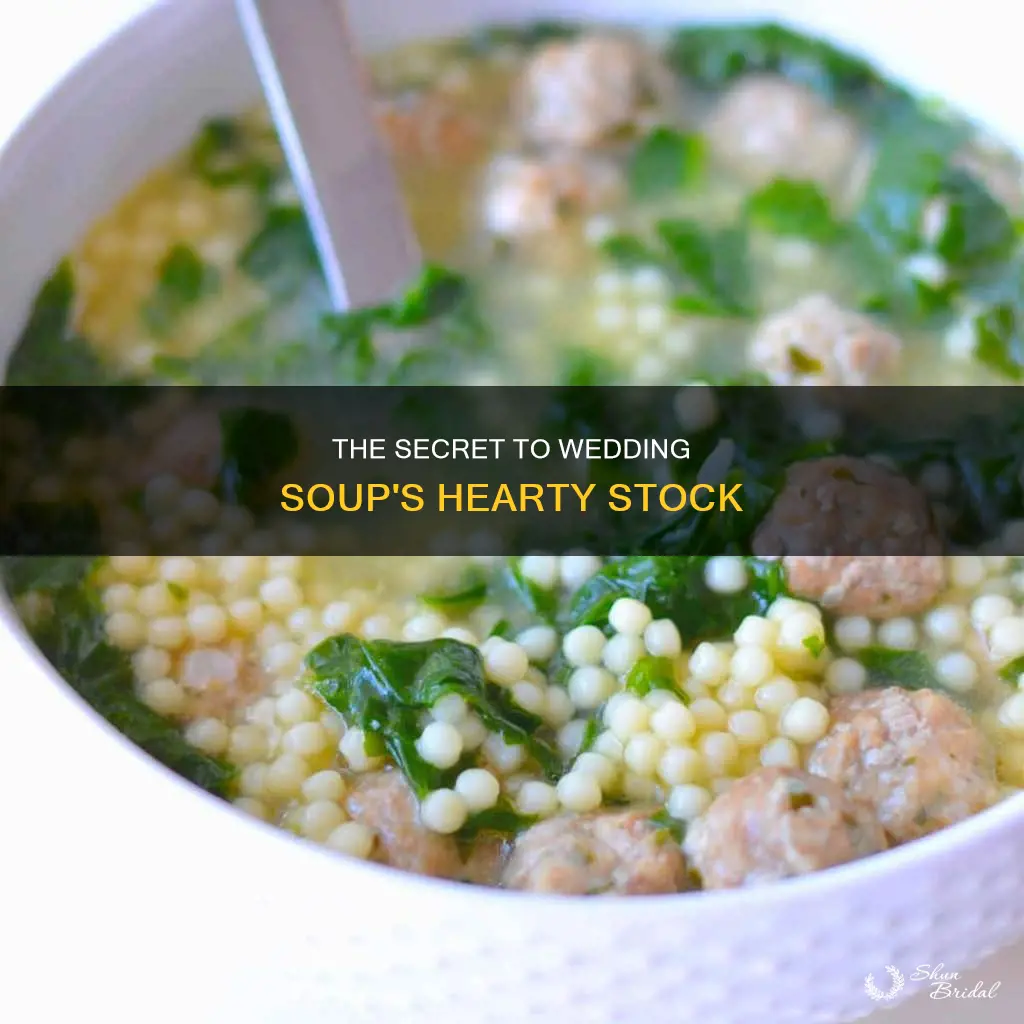 what stock do you use in wedding soup