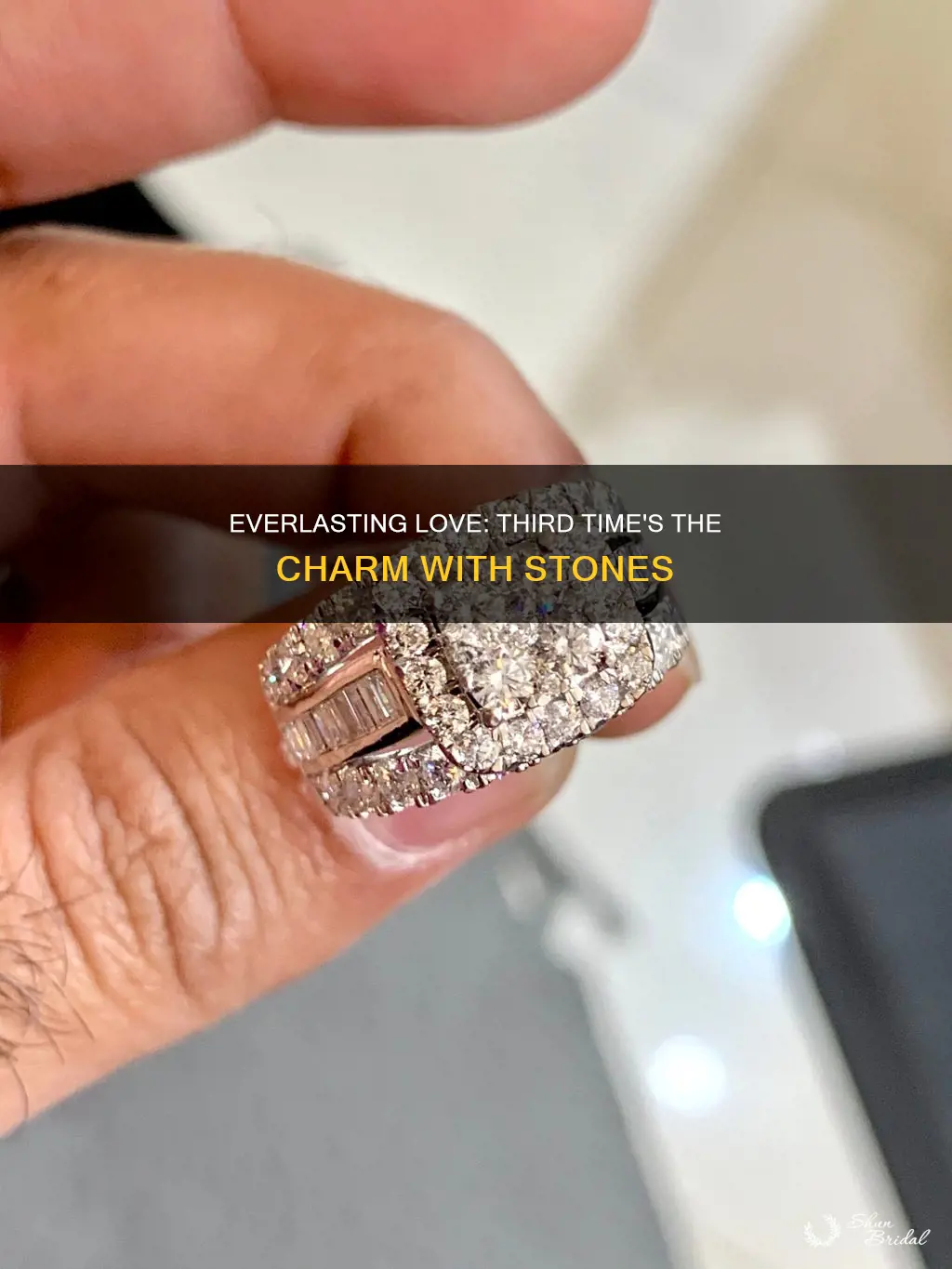 what stone engagement ring for 3rd wedding