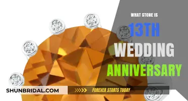 Celebrate 13 Years of Marriage with the Perfect Anniversary Stone