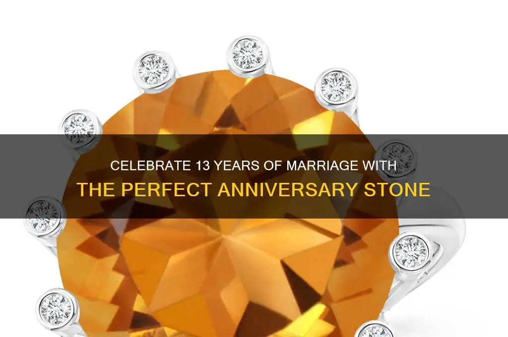 what stone is 13th wedding anniversary