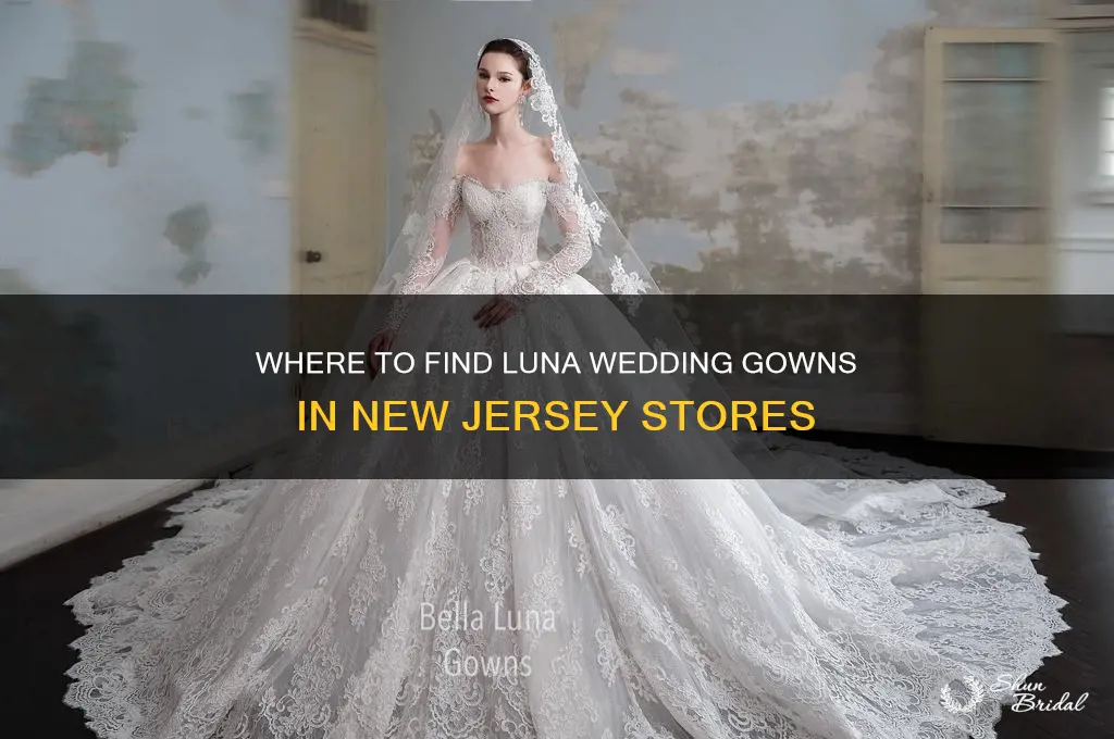 what store has luna wedding gown in nj