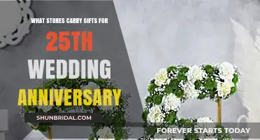 Where to Find Perfect 25th Wedding Anniversary Gifts: Top Stores