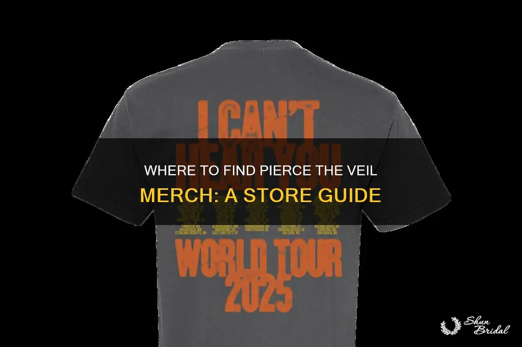 what stores sell pierce the veil merch
