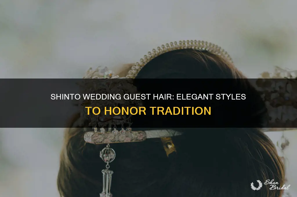 what style hair guest at shinto wedding