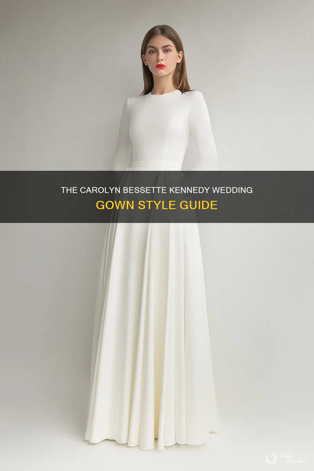 what style of wedding dress carolyn bessette kennedy