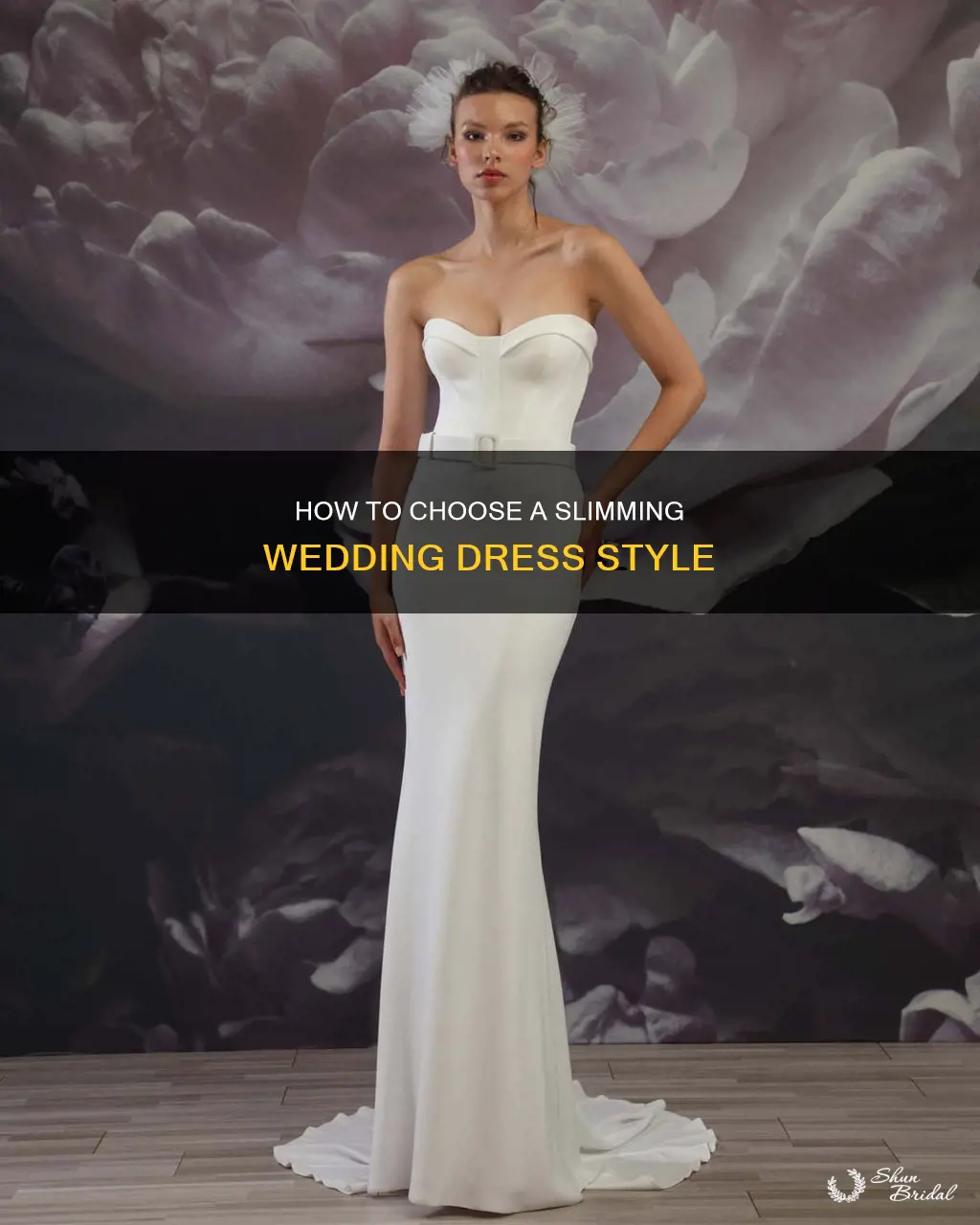 what style wedding dress is slimming