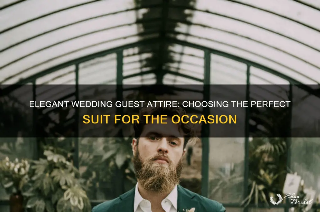 what suit for a wedding guest