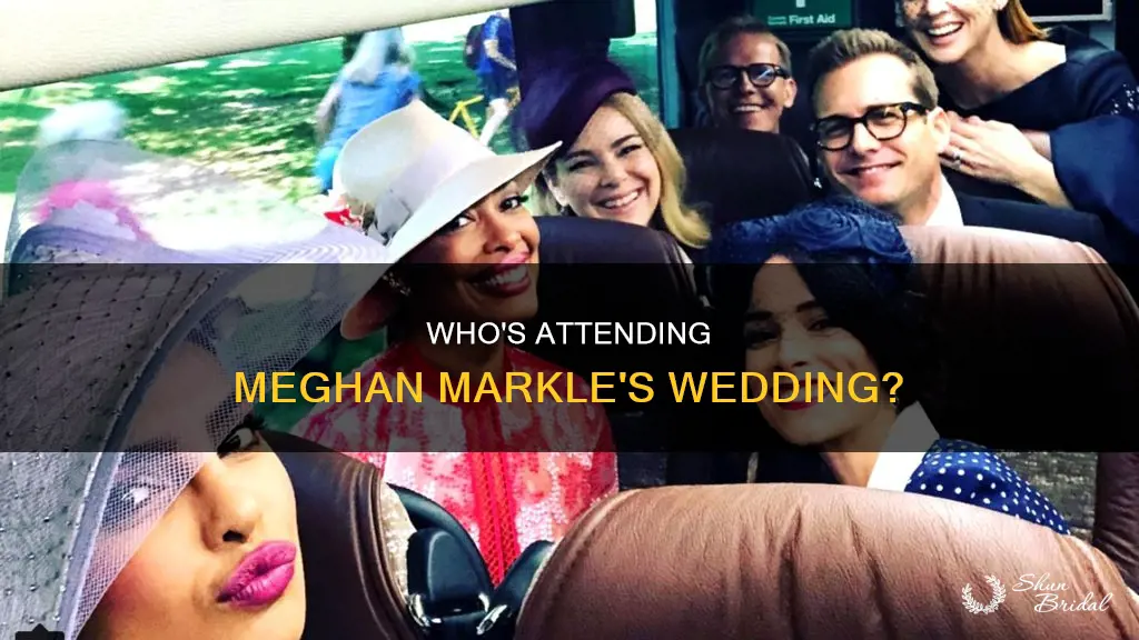 what suits actors will attend meghan markles wedding