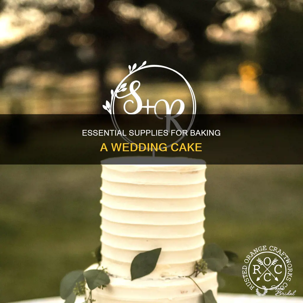 what supplies do you need to make a wedding cake