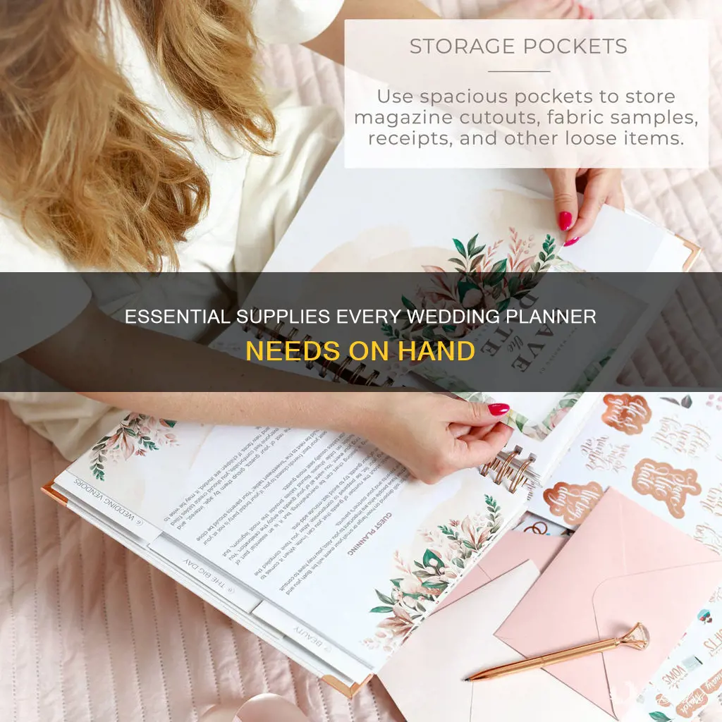 what supplies does a wedding planner need