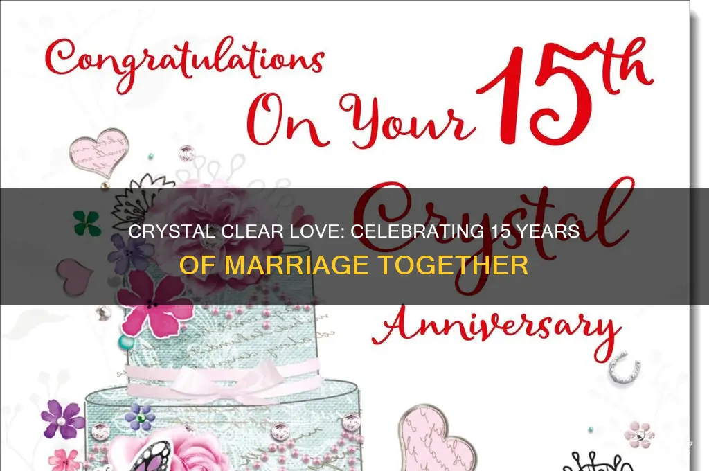 what symbolises 15th wedding anniversary
