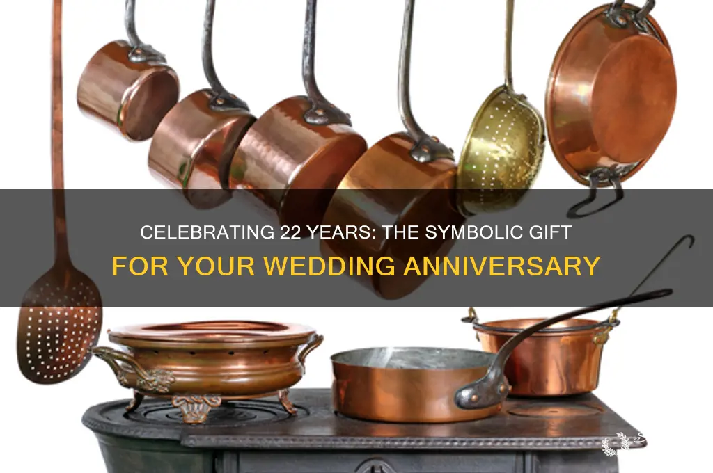what symbolises 22nd wedding anniversary