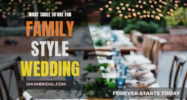 Choosing the Perfect Table for Your Family-Style Wedding