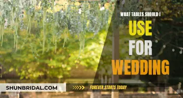 Wedding Tables: Choosing the Right Ones for Your Big Day