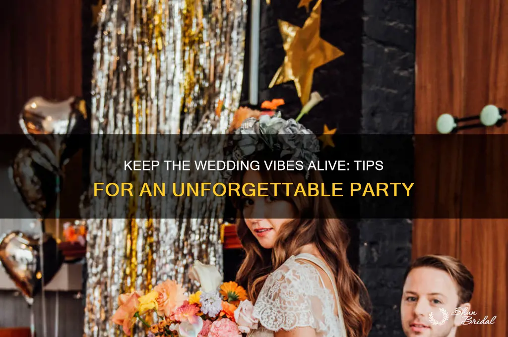 what the best way to keep the party going wedding