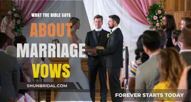 Biblical Insights on Marriage Vows: Honoring God's Sacred Covenant