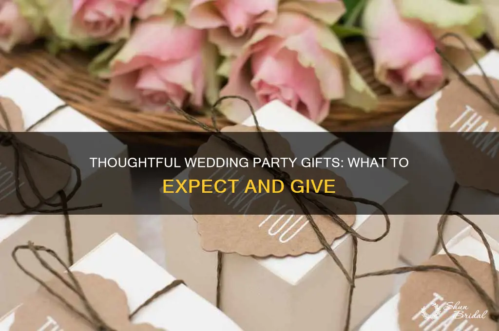 what the expected gift when in the wedding party