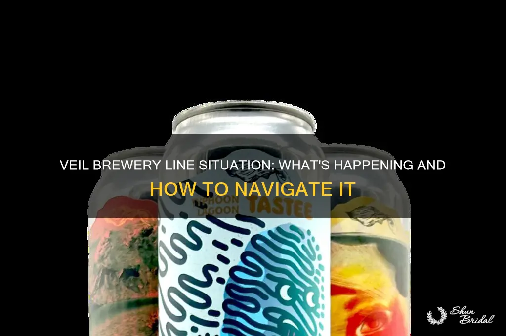 what the line situation at veil brewery