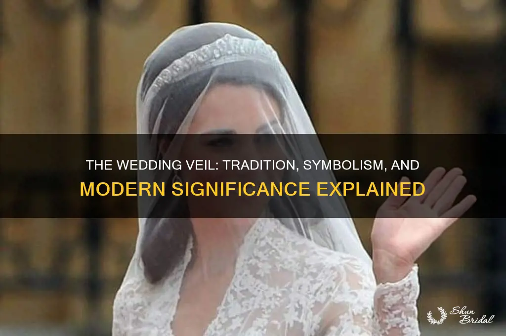 what the point of a wedding veil