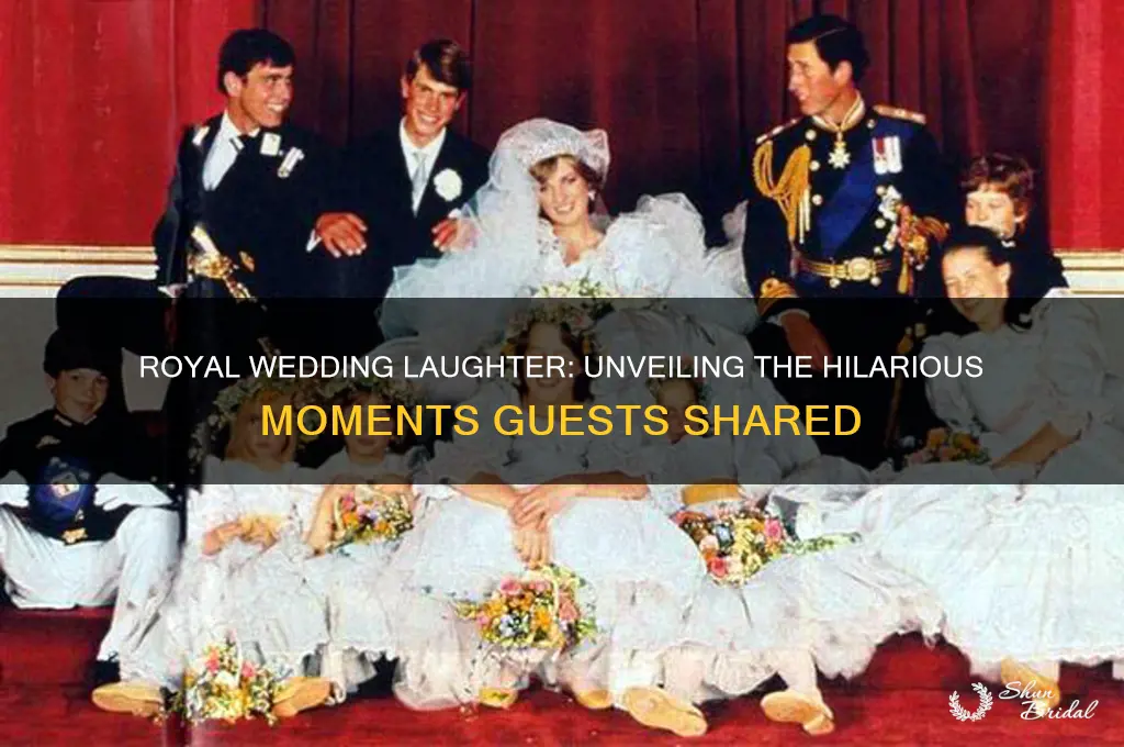 what the royal wedding guests were laughing about